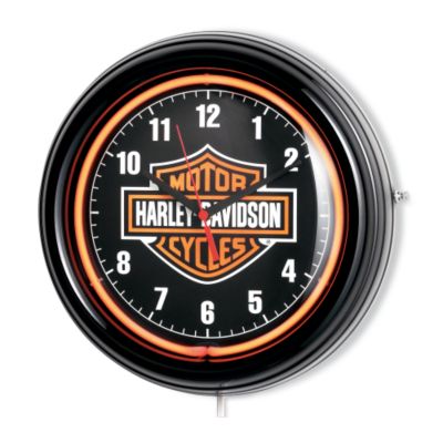 Harley-Davidson&reg; Neon Clock