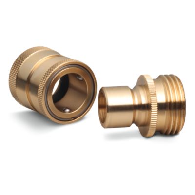 Brass Quick Disconnect Set