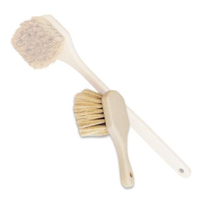 Short Handle Boar's Hair Wheel Brush