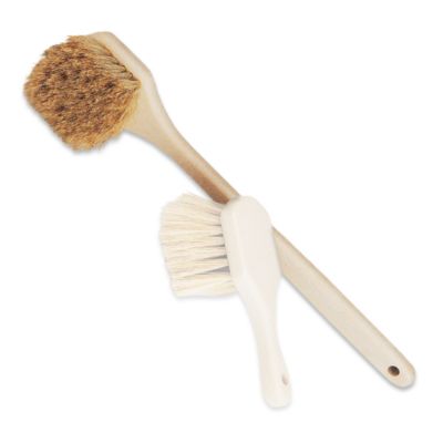 Long Handle Boar's Hair Wheel Brush