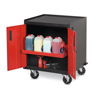 Rolling, Deep Slide-Shelf Cabinet