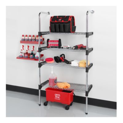 Wall Mount 4-Shelf Storage System