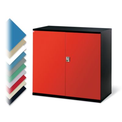 2 Hinged Door Cabinet with Roll-Out Trays