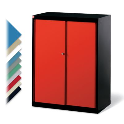 2 Sliding Door Cabinet with Shelves