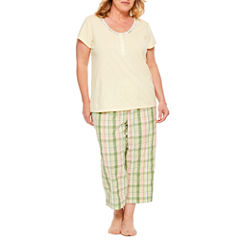 Plus Size Capri Pajama Sets Pajamas & Robes for Women - JCPenney