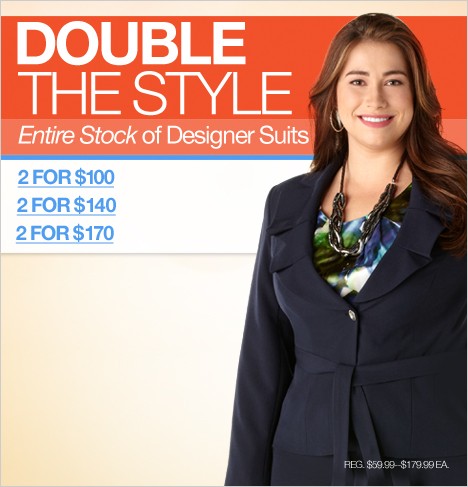 Womens 2 for Suits