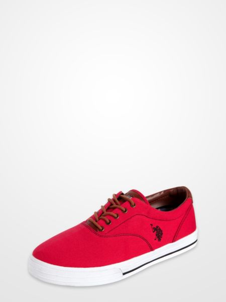 U.S. Polo Assn. Skip In Canvas Red Sneakers