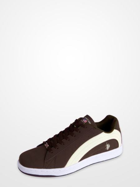 U.S. Polo Assn. Slyde Brown and Tan Sneakers