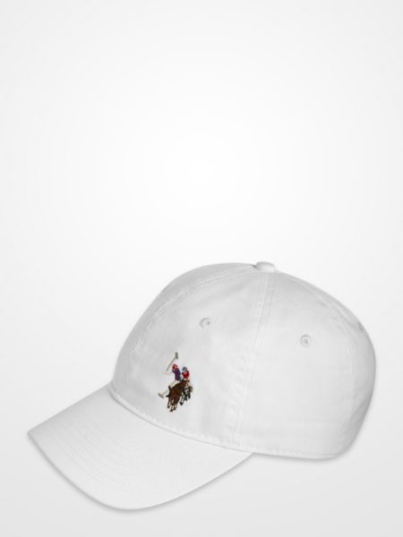 U.S. Polo Assn. White Sports Cap