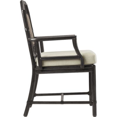 Shown in: Gunmetal finish and Natural Linen fabric