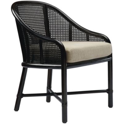Caned Barrel Chair