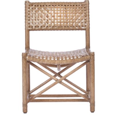 Laced Rawhide Armless Chair