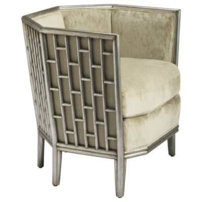 Barbara Barry Fretwork Lounge Chair