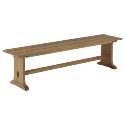 Reclaimed Teak Farmhouse Bench