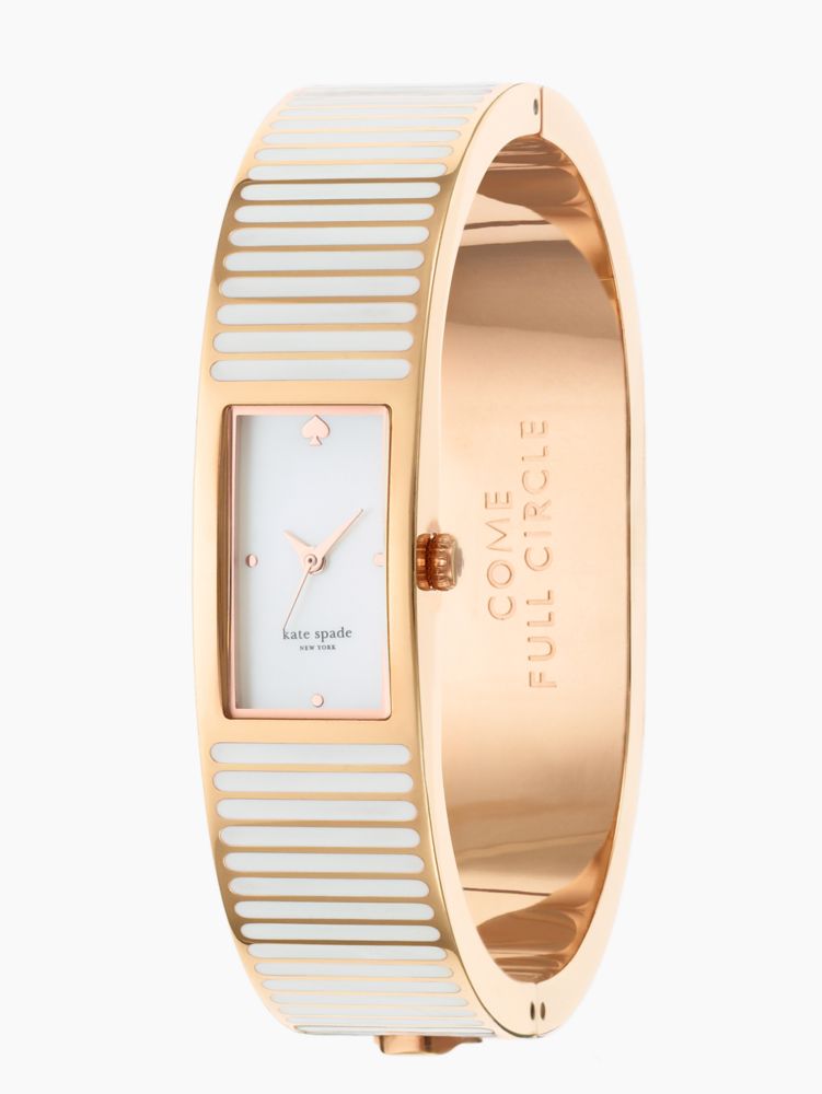 come full circle white carousel bangle