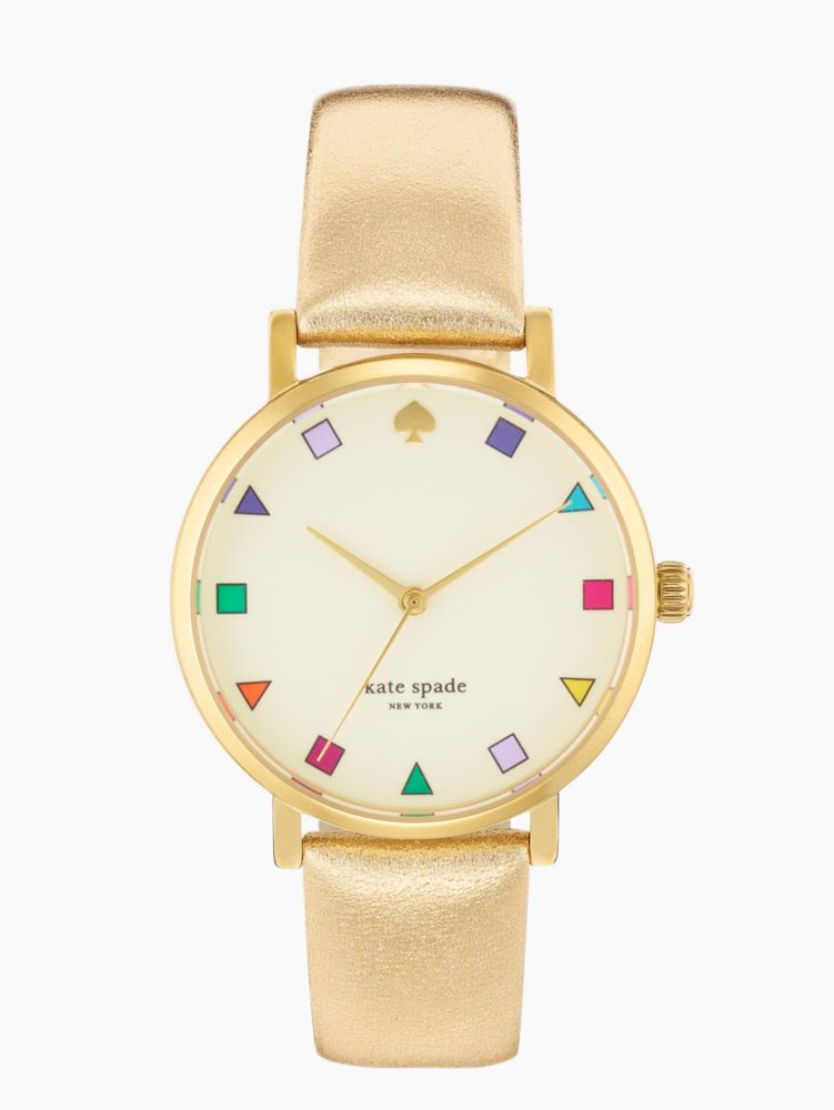 gold patchwork metro
