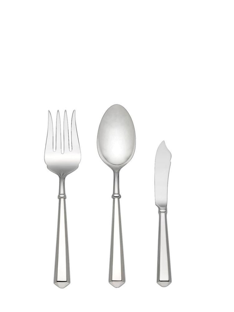 todd hill three-piece serving set