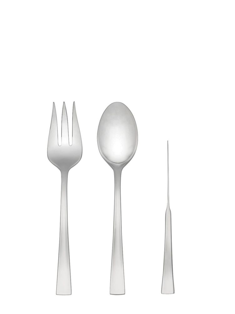 flatiron three-piece serving set