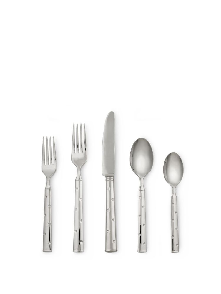 larabee dot five-piece place setting