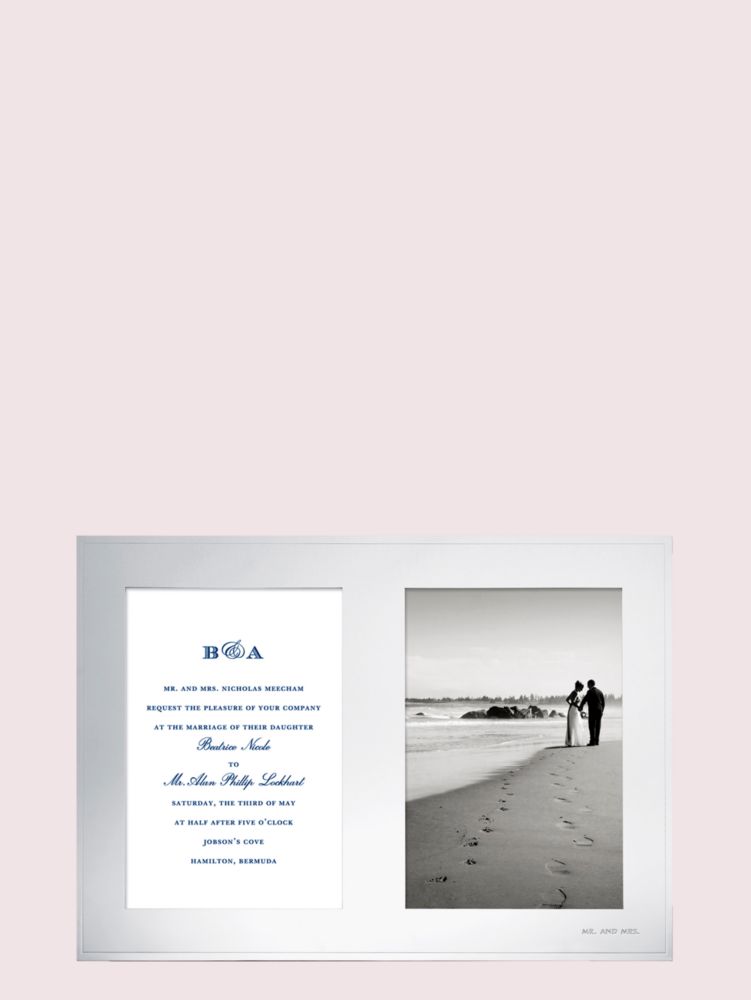 darling point double invitation frame
