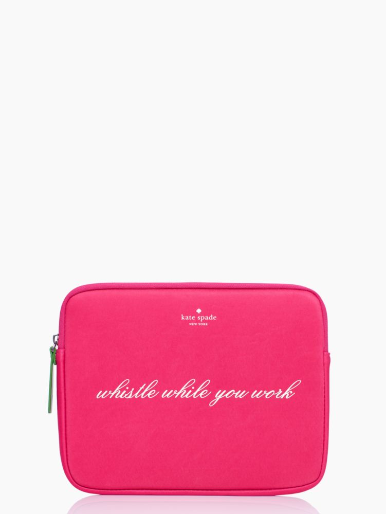 whistle while you work ipad sleeve