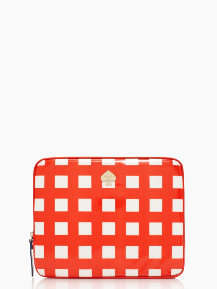 pop art check ipad sleeve