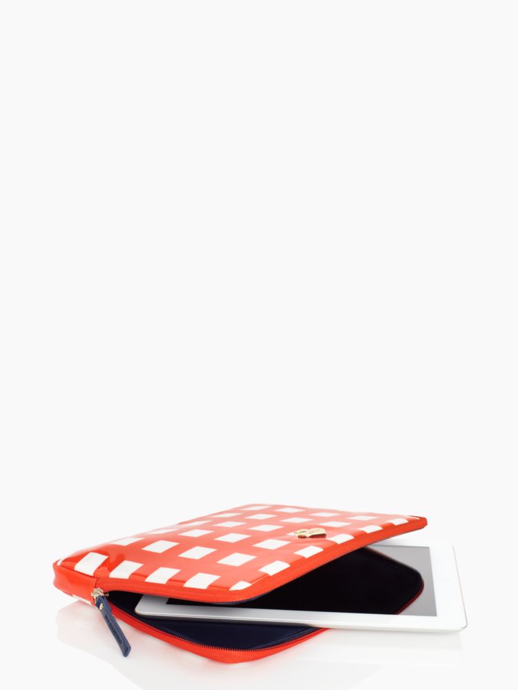 pop art check ipad sleeve