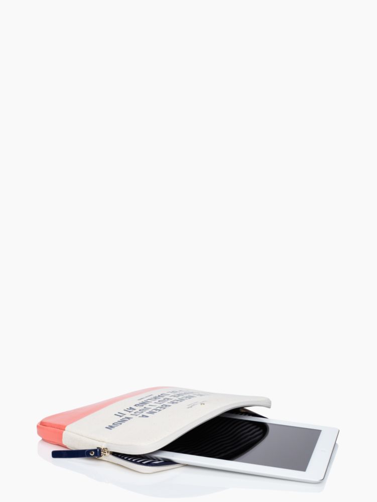 millionaire quote ipad sleeve