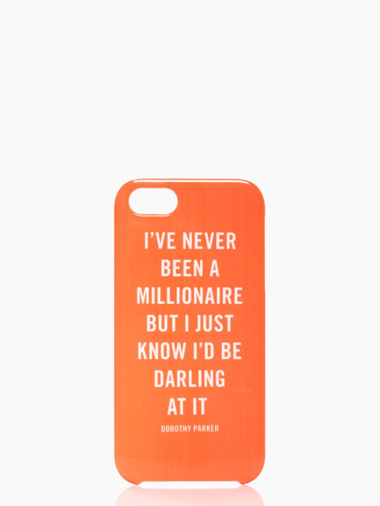 millionaire quote iphone 5 case