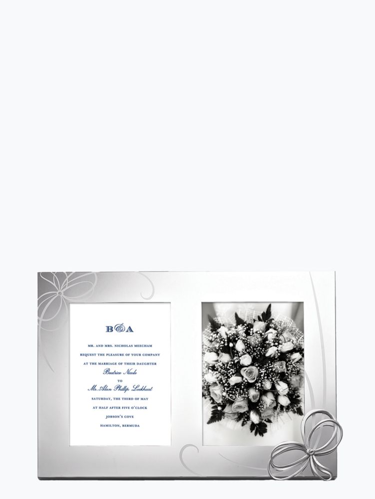 belle boulevard double invitation frame