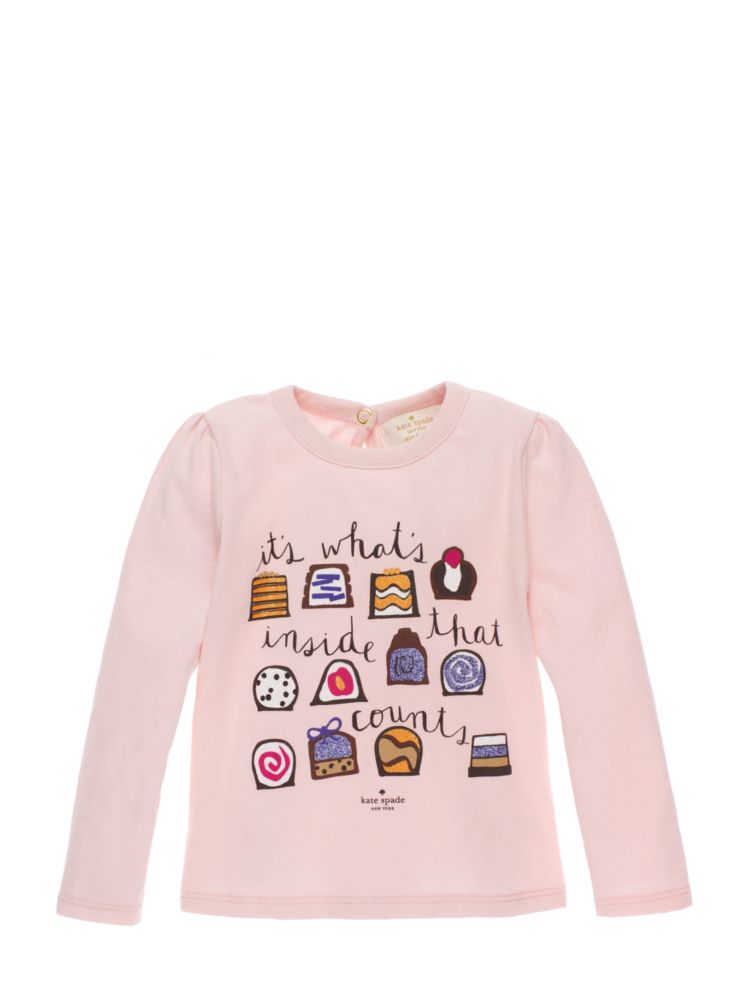 kate spade baby chocolate tee