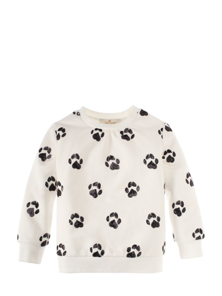 kate spade embellished paw print sweatshirt