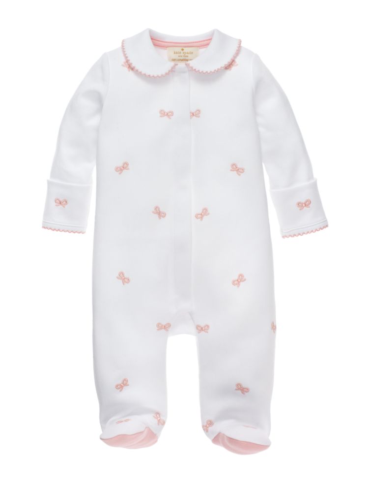 Cuteness overload!  This kate spade baby bow footie is absolutely darling!