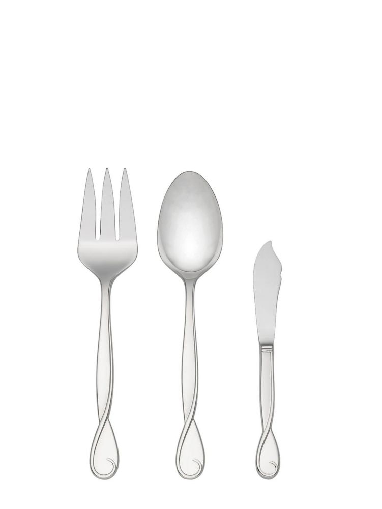 belle boulevard three-piece serving set