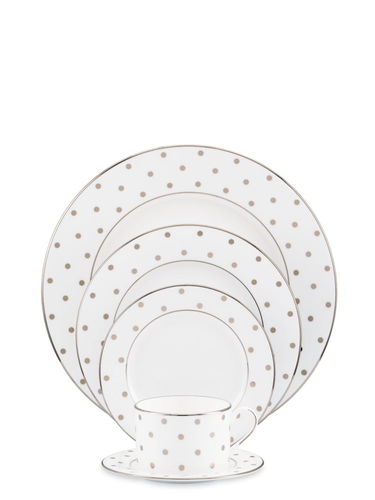 larabee road platinum five-piece place setting