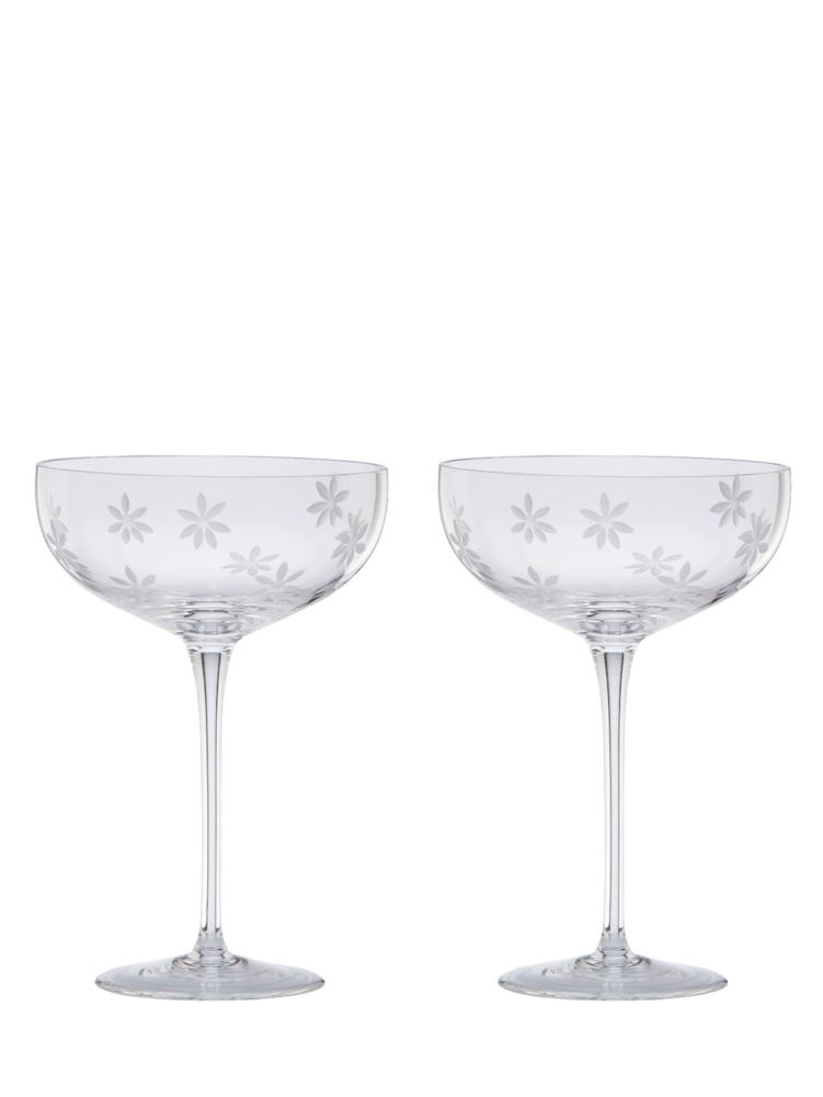 bubbly daisy saucer pair