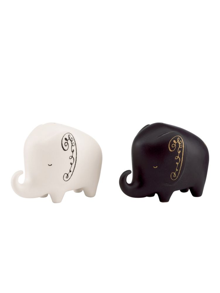 woodland park elephant salt & pepper set