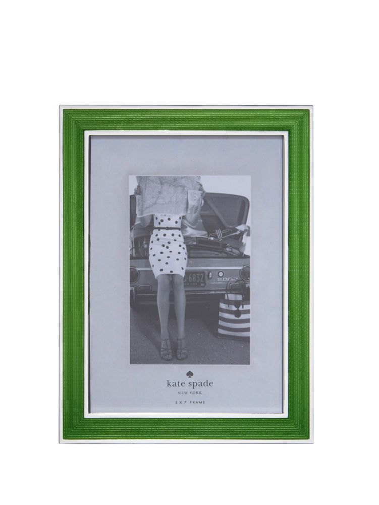 chamber's bay silver-plated 5x7 frame
