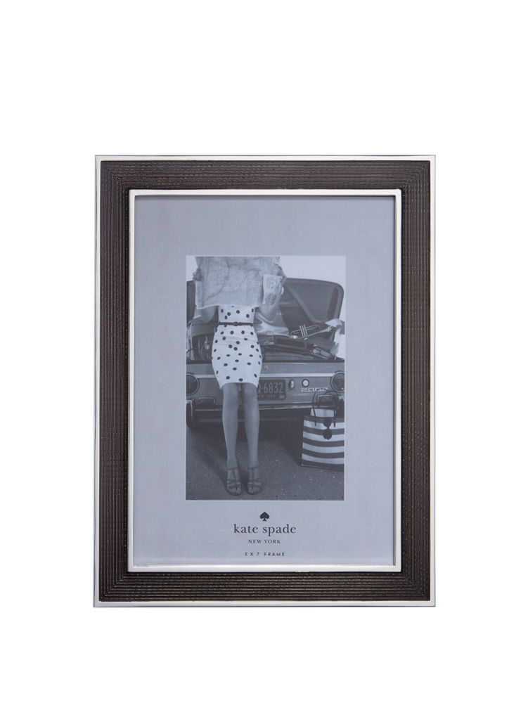 chamber's bay silver-plated 5x7 frame