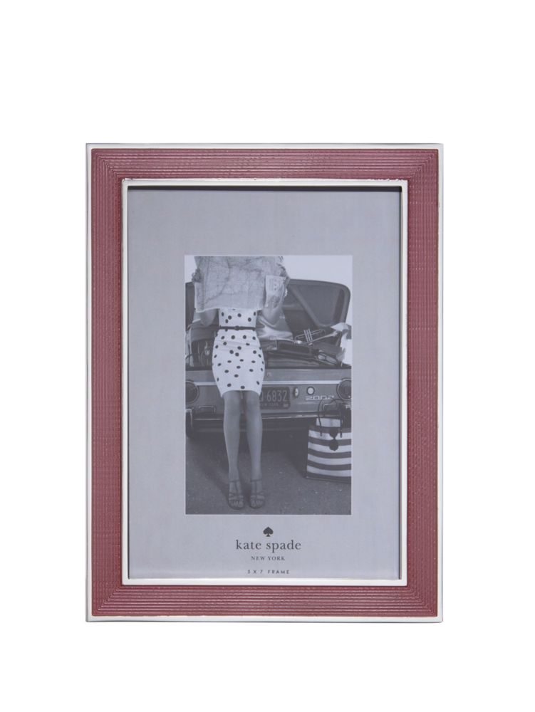 chamber's bay silver-plated 5x7 frame