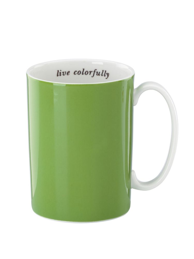 say the word live colorfully mug