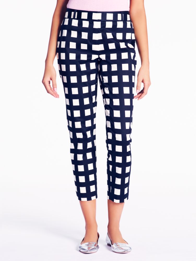 checkered davis capri
