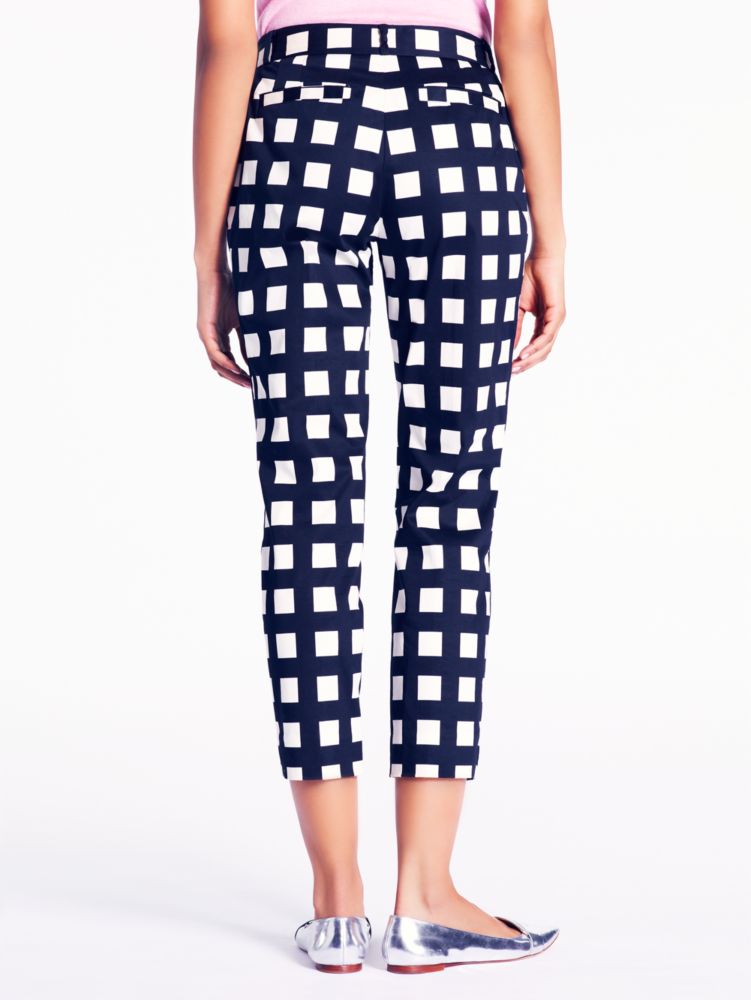 checkered davis capri