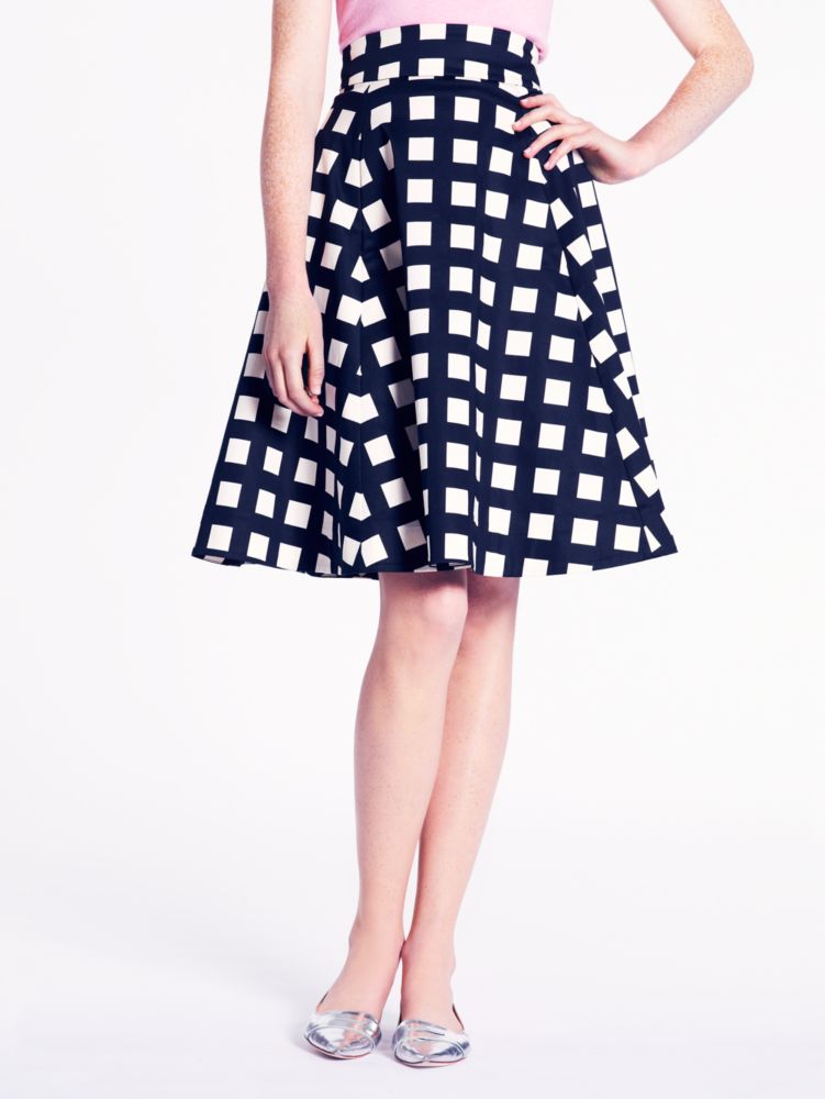 checkered sadie skirt