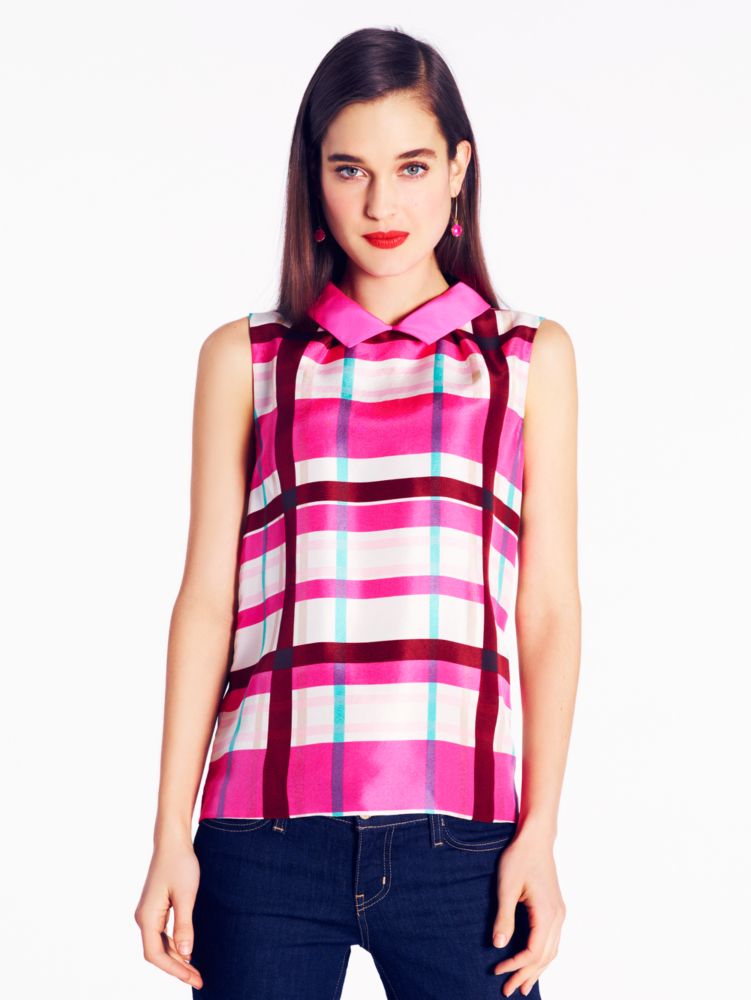 plaid fremont top