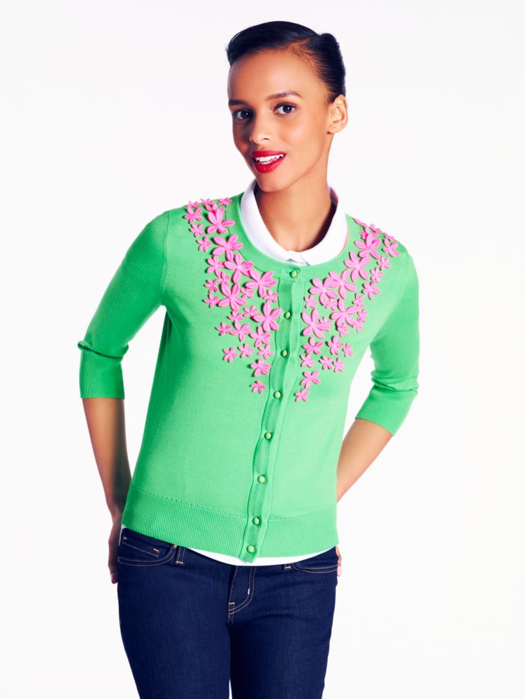 lace flower kati cardigan