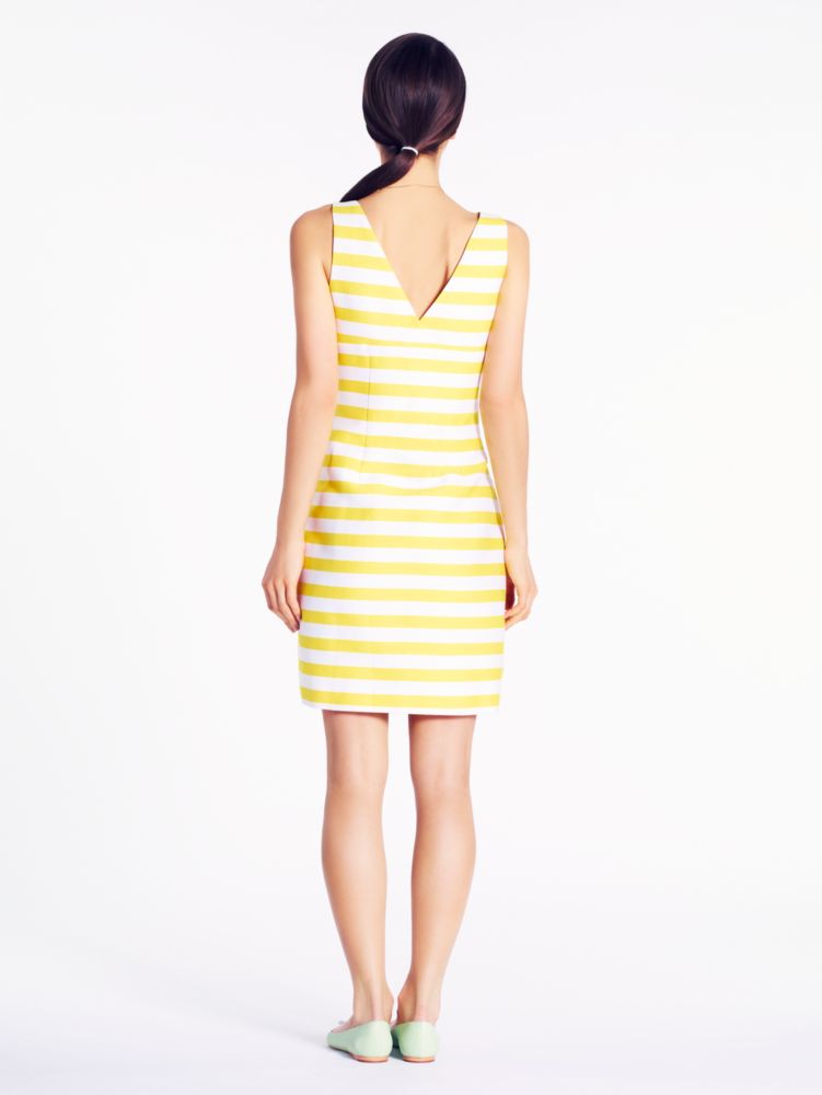 striped silverscreen dress