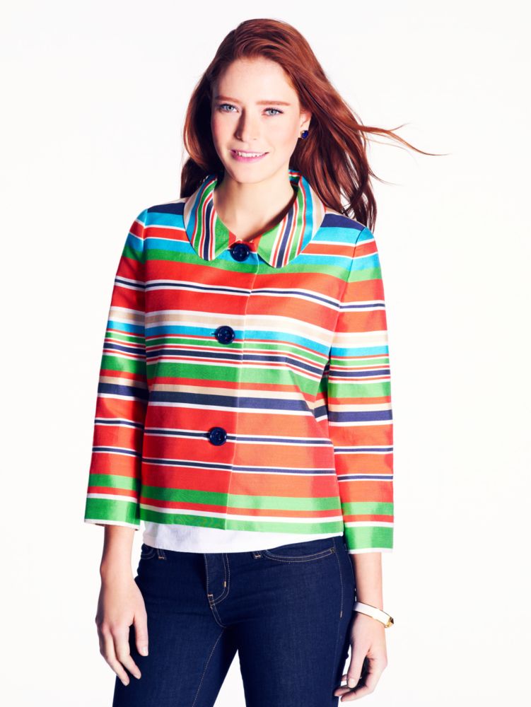 picnic stripe dionne jacket