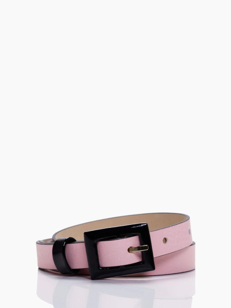 contrast keeper skinny belt