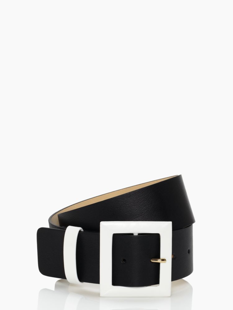 wide contrast keeper belt